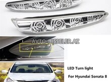 Hyundai Sonata 2010-2013 yan güzgünün işığı (Pavarotnik)